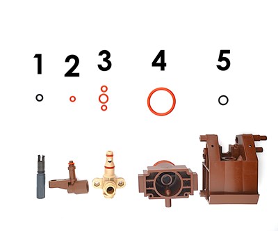 Ремкомплект ЗУ + штуцер Iperautomatica/Phedra 7gr SAECO (A) RMK/SV7grzu