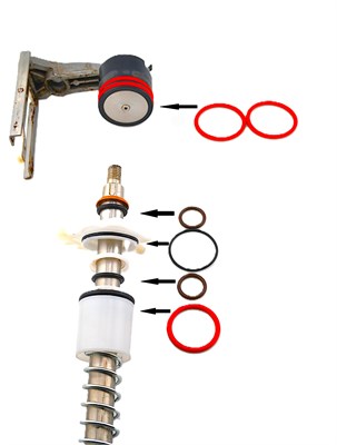 Ремкомплект поршня и гидроцилиндра KRUPS (A) RMK/1KR