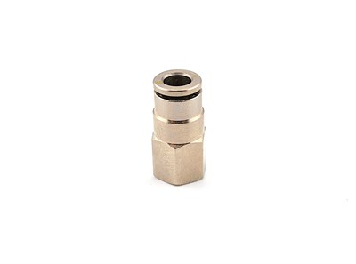 Быстросъёмный цанговый фитинг D=6 с внутренней резьбой 1/8 G1 прямой BSFP/D6-1/8v