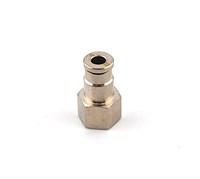 Быстросъёмный цанговый фитинг D=4 с внутренней резьбой 1/8 G1 прямой BSFP/D4-1/8v