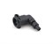 Переходник угловой под скобу тефлоновой трубки (d=4 вход/выход) Benvenutto BOSCH (А) 606426