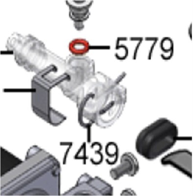 Кольцо уплотнительное штуцера подачи молока  Franke Spectra FM  5779 1T312308 - фото 2179