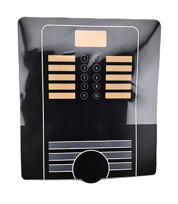 Наклейка лицевой панели ЧЁРНАЯ cino (compact EC) RHEAVENDORS (A) 1030000200/1C - фото 2642