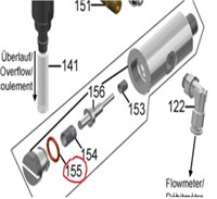 Кольцо уплотнительное в клапан  Franke Evolution 1L296247
