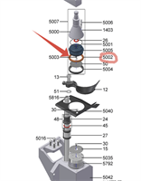 Кольцо уплотнительное верхнего поршня  Franke Simfonia 1Y 320 050