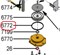 Кольцо уплотнительное нижнего поршня  Franke Spectra FM  50MM 1H325234